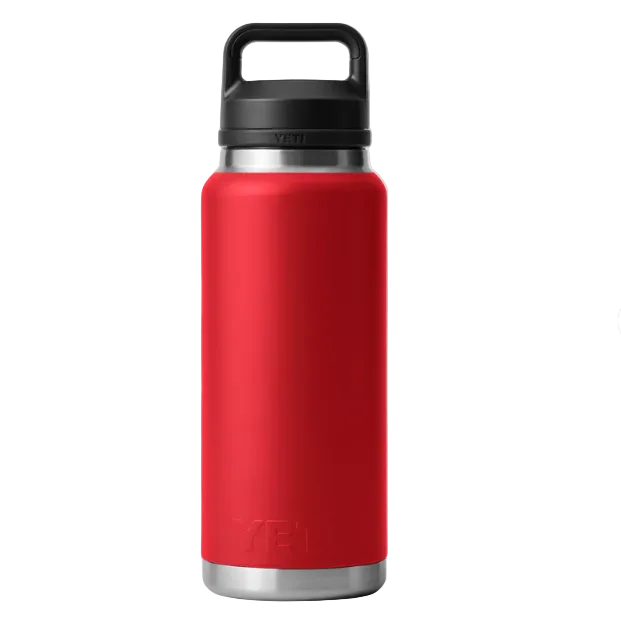 Yeti Rambler 36oz Bottle With Chug Cap - Rescue Red