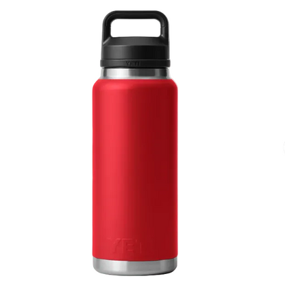 Yeti Rambler 36oz Bottle With Chug Cap - Rescue Red