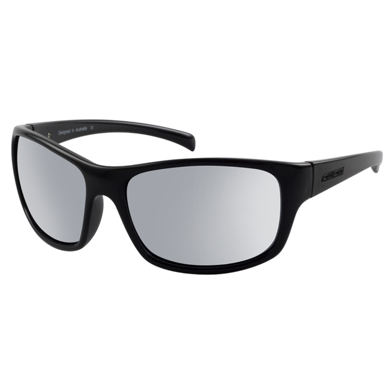 Dirty Dog Shock Polarised Sunglasses - Satin Black/Grey Polarised