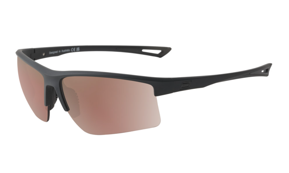 Dirty Dog Hyper Polarised Sunglasses - Satin Black/Copper/Flash Mirror