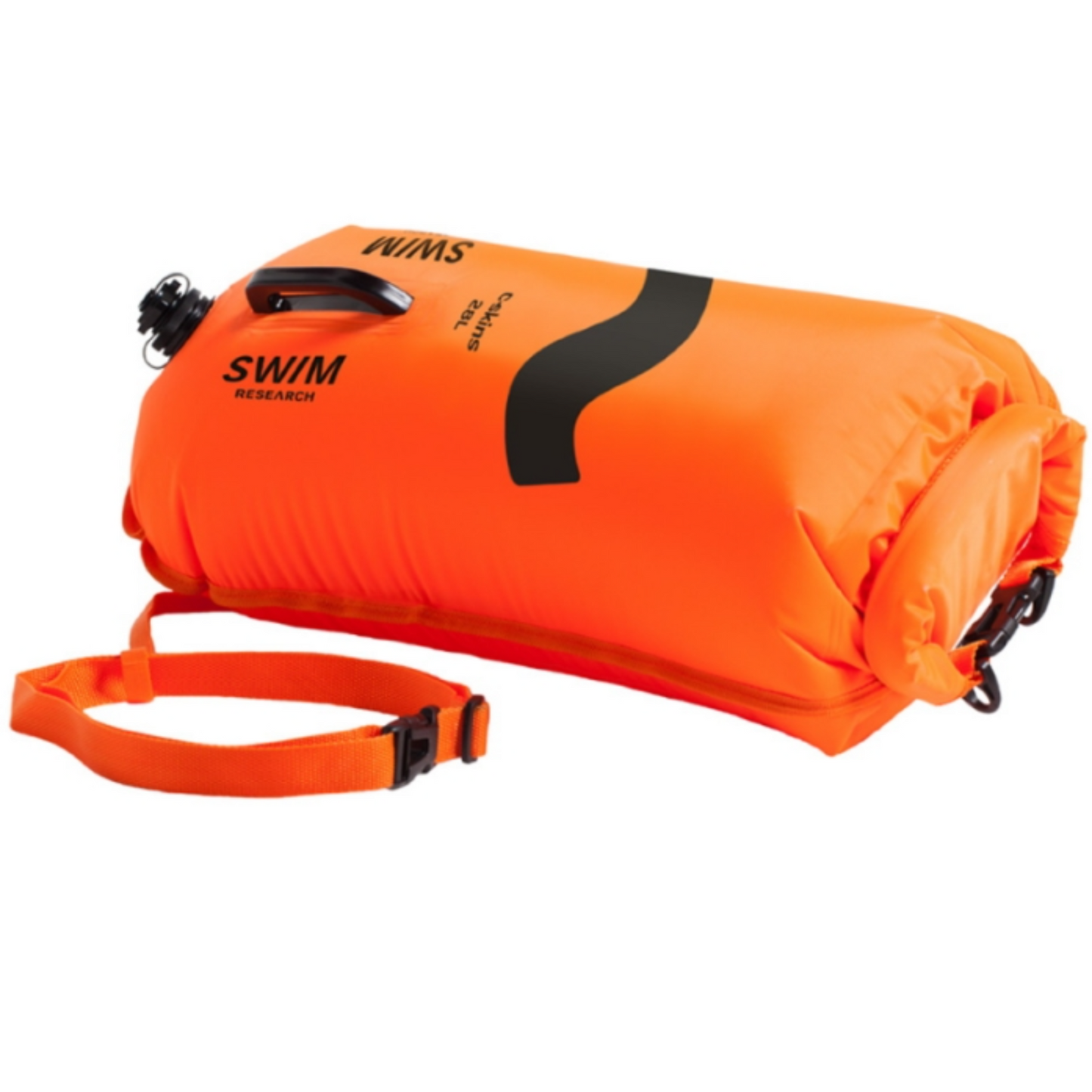 C-Skins Swim Research Safety Buoy & 20L Dry Bag - Hi Vis Orange