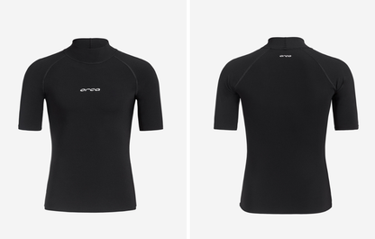 Orca Tango Mens Short Sleeve Rash Vest - Black