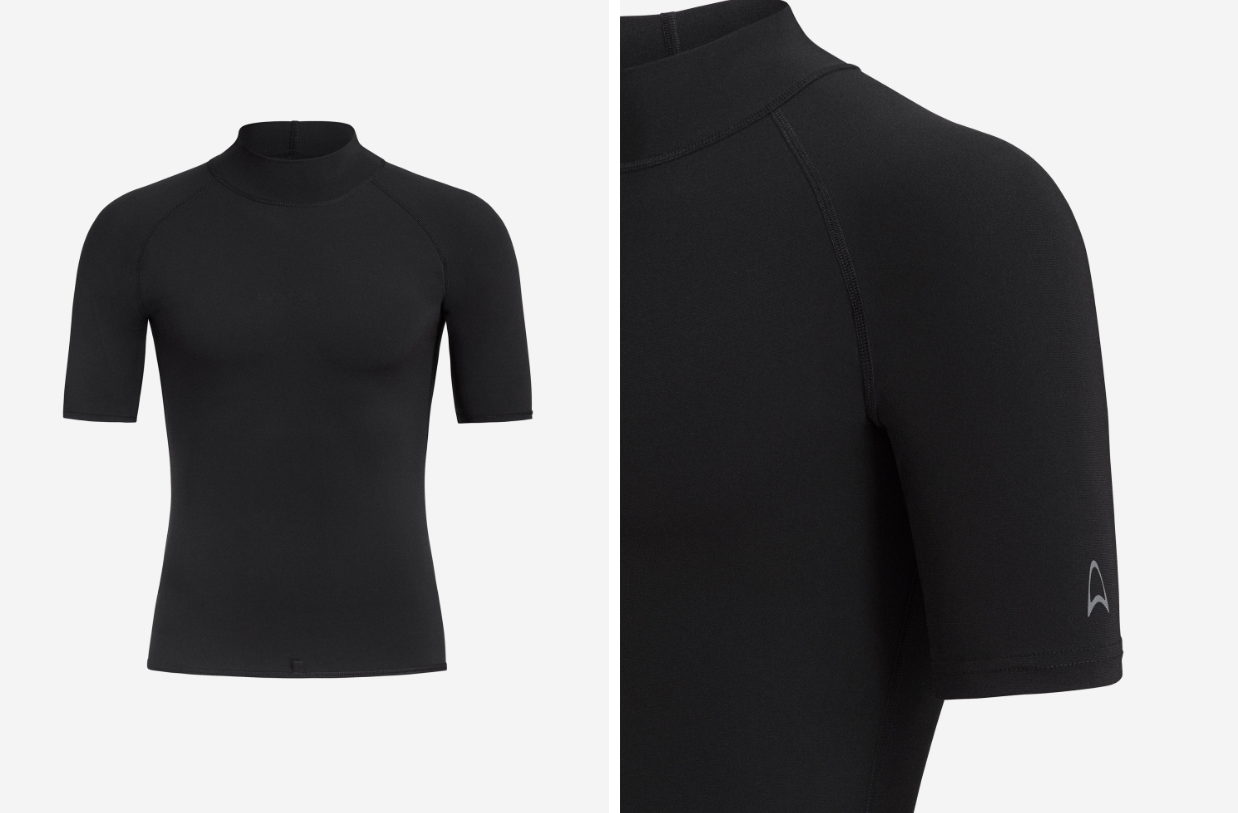 Orca Tango Mens Short Sleeve Rash Vest - Black