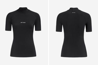 Orca Tango Womens Short Sleeve Rash Vest - Black