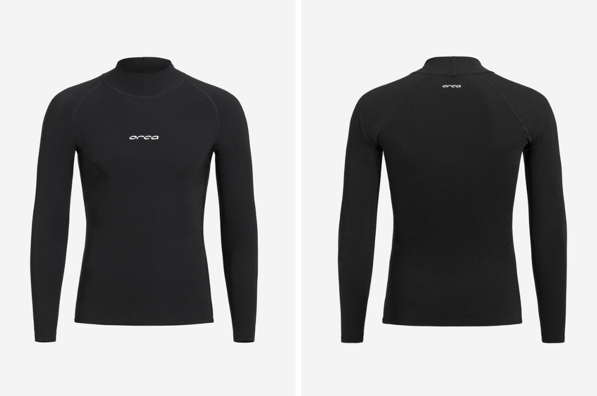 Orca Tango Mens Long Sleeve Rash Vest - Black