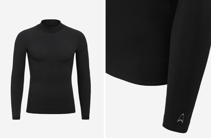 Orca Tango Mens Long Sleeve Rash Vest - Black