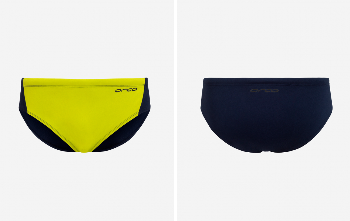 Orca RS1 Mens Swimming Briefs - Green Algae
