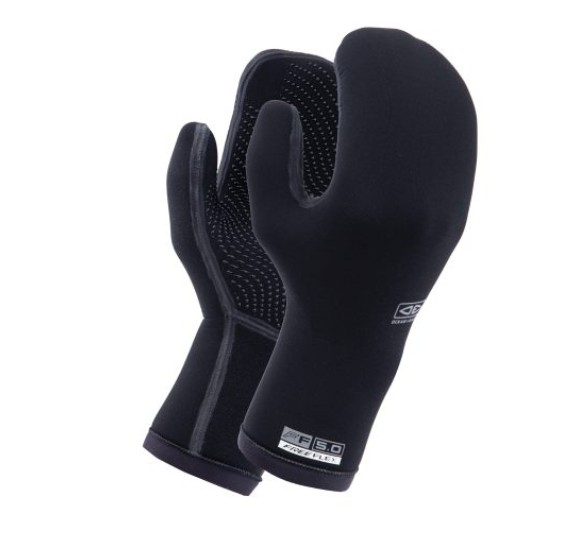 Ocean and Earth 5mm Flex Mitten Wetsuit Gloves - Black