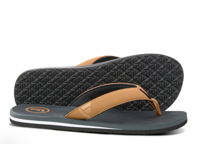 Foamlife Traa Sugar Cane Men's Flip-Flops - Slate/Grey