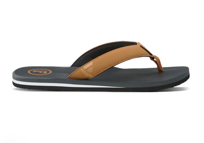 Foamlife Traa Sugar Cane Men's Flip-Flops - Slate/Grey