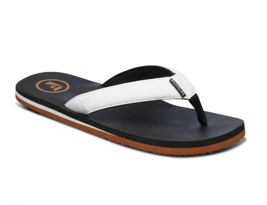 Foamlife Traa Sugar Cane Mens Flip Flops - Black