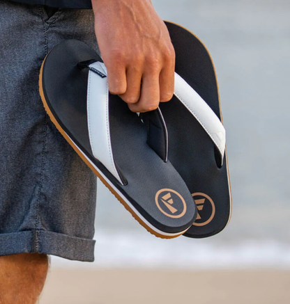 Foamlife Traa Sugar Cane Men's Flip-Flops - Black