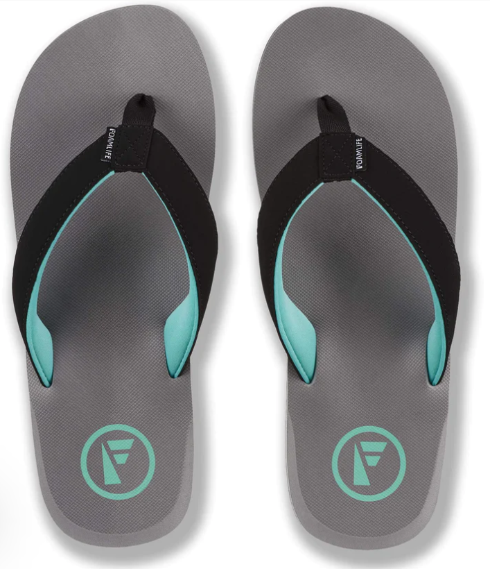 Foamlife Traa Men's Flip-Flops - Stone Grey
