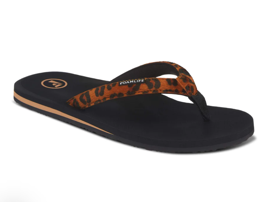 Foamlife Selene Womens Flip Flops - Black