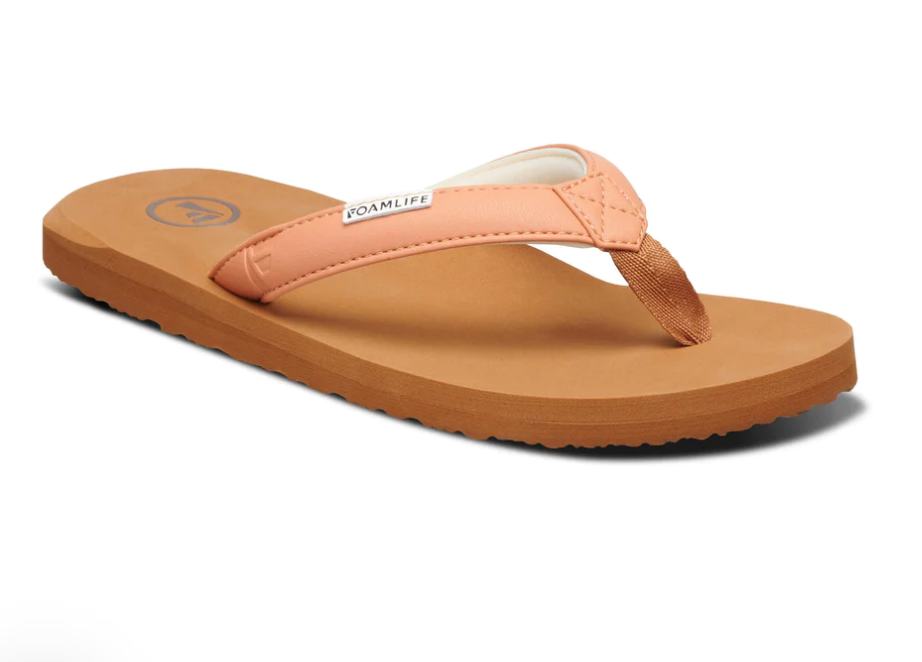 Foamlife Seales Sugarcane Womens Flip Flops - Brown