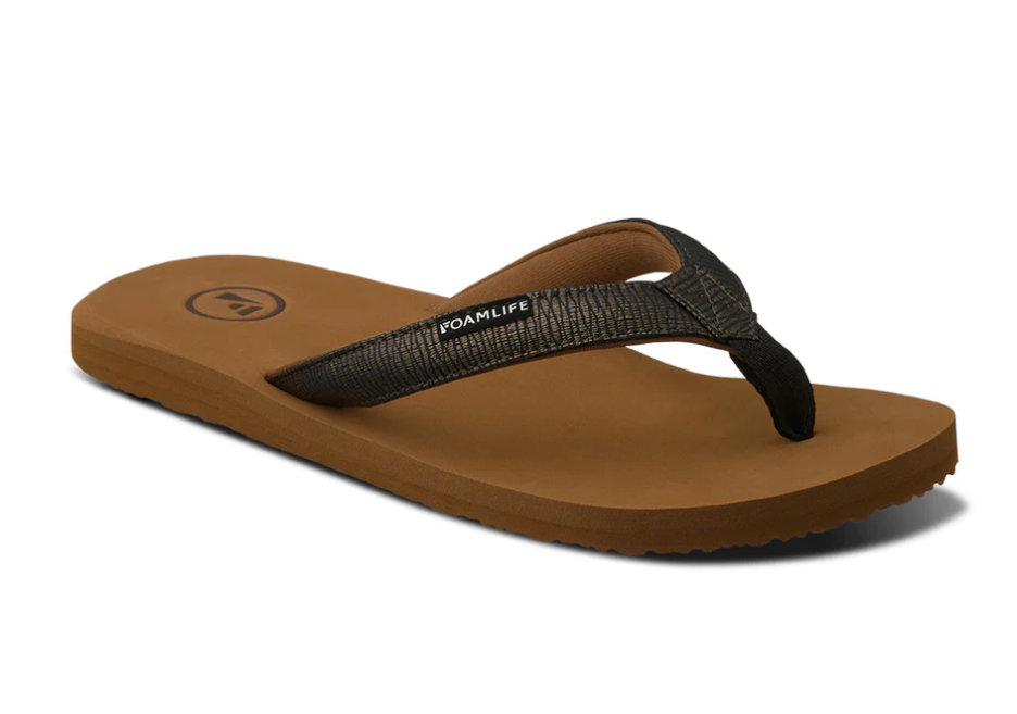 Foamlife Seales Earth Womens Flip Flops - Brown