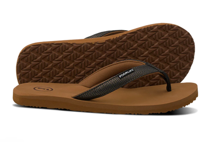 Foamlife Seales Earth Women's Flip-Flops - Brown