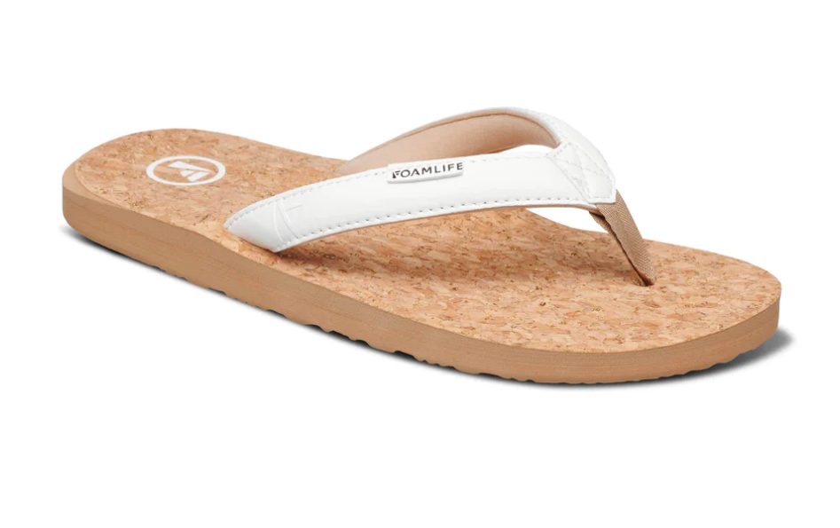 Foamlife Goldie Cork Womens Flip Flop - Sand