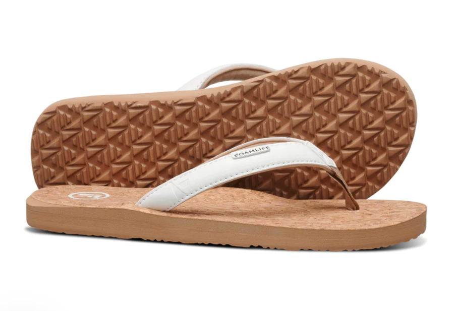Foamlife Goldie Cork Women's Flip Flop - Sand