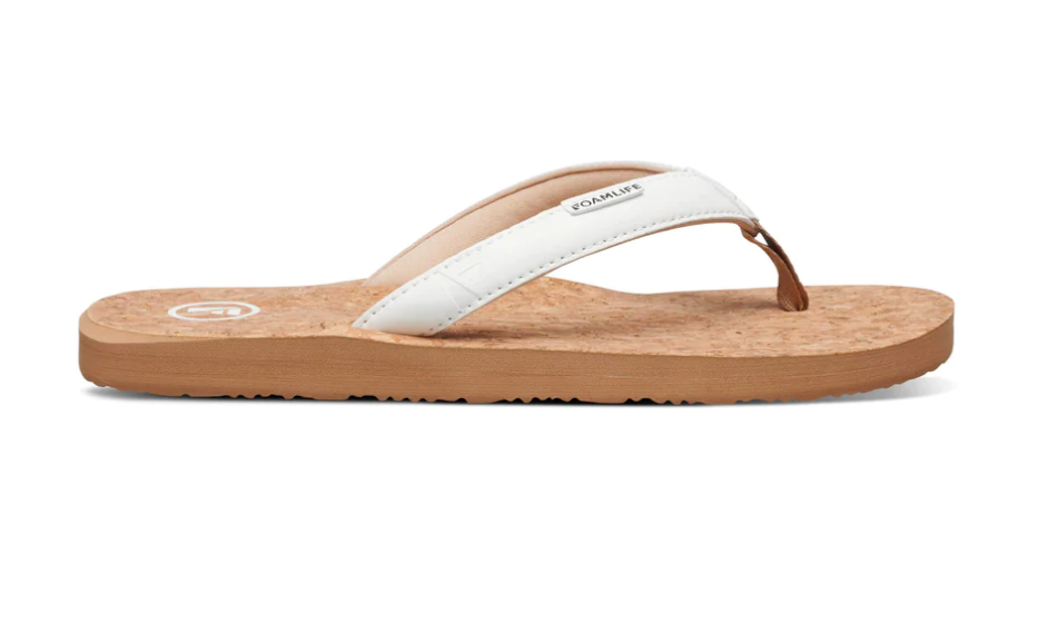 Foamlife Goldie Cork Women's Flip Flop - Sand