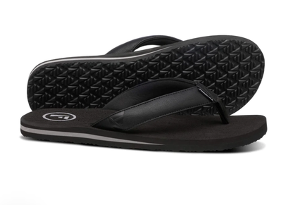 Foamlife Seales Men's Flip-Flops - Black/Black