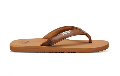 Foamlife Seales Sugarcane Women's Flip-Flops - Latte Brown