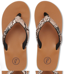 Foamlife Selene Women's Flip-Flops - Latte Brown