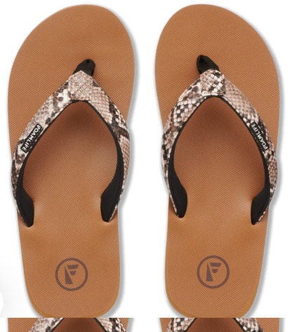 Foamlife Selene Women's Flip-Flops - Latte Brown