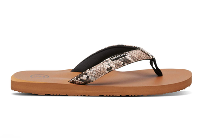 Foamlife Selene Women's Flip-Flops - Latte Brown