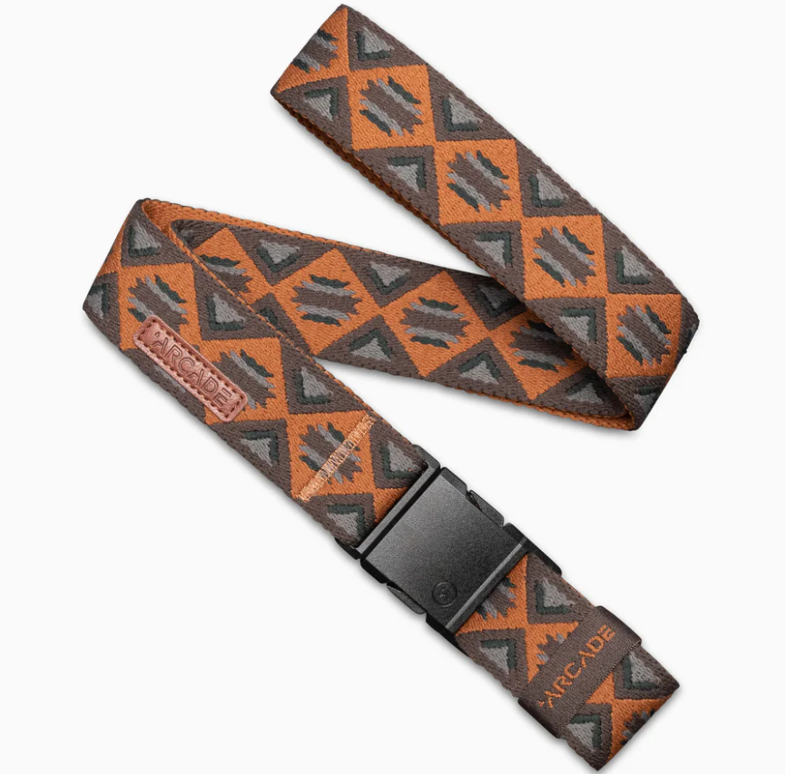 Arcade Creosote A@ SLim Stretch Belt - Bay/Med Brown