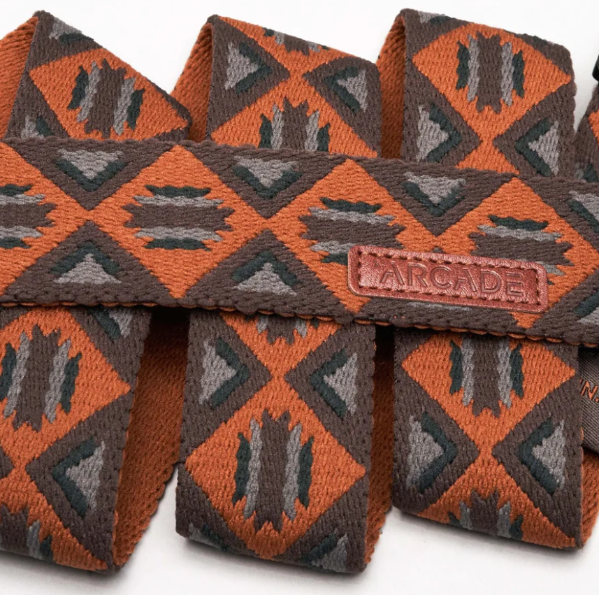 Arcade Creosote A2 Slim Stretch Belt - Bay/Med Brown