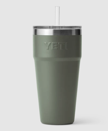 Yeti Rambler 26oz Straw Cup - Camp Green