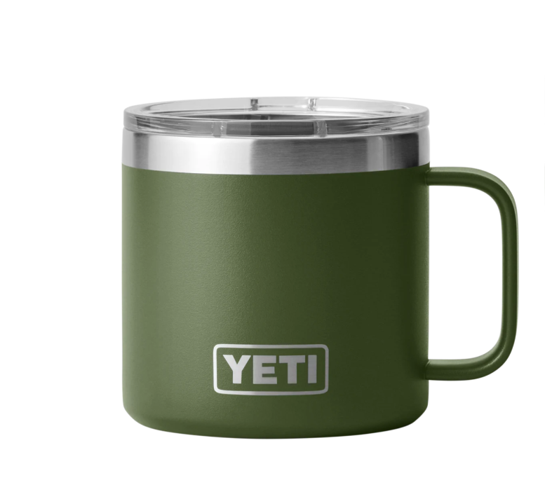 Yeti Rambler 14oz Mug - Camp Green