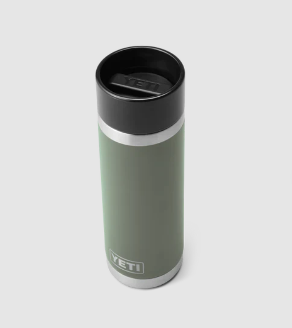 Yeti Rambler 18oz Bottle With Hotshot Cap - Camp Green