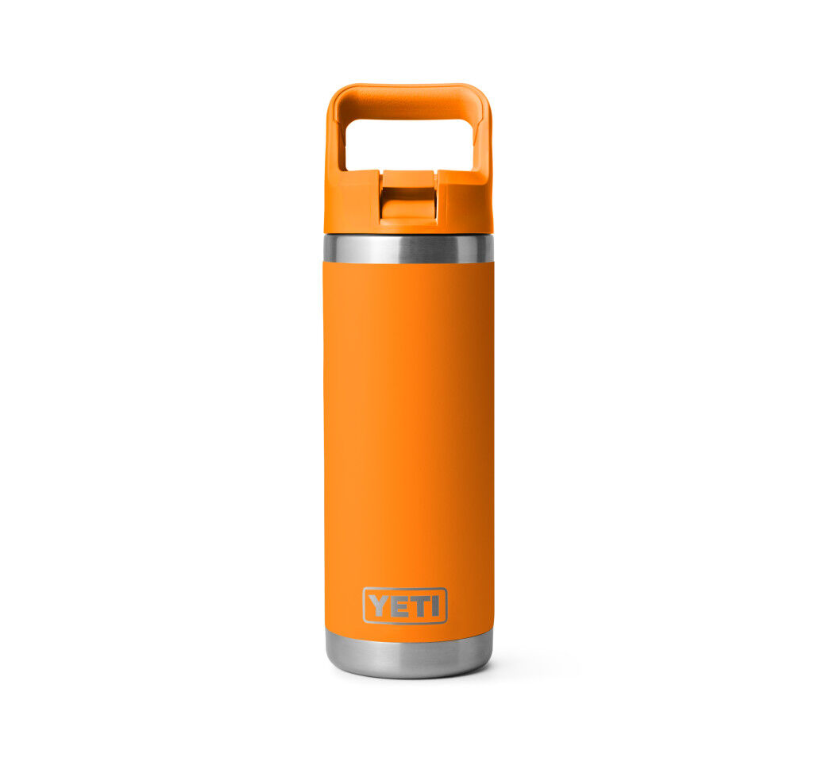 Yeti Rambler 18oz(769 ML) Bottle With Straw Cap - King Crab Orange