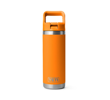 Yeti Rambler 18oz(769 ML) Bottle With Straw Cap - King Crab Orange