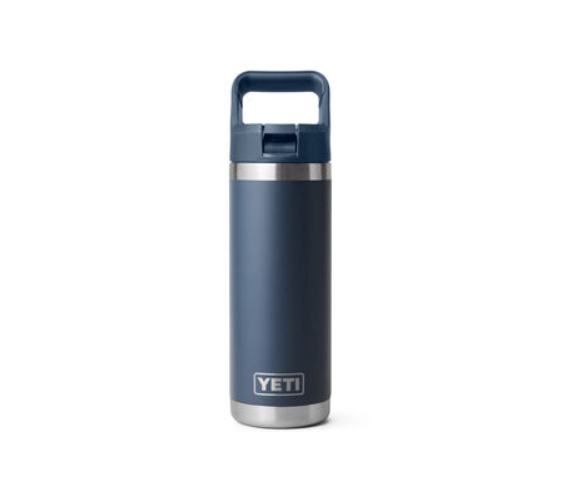 Yeti Rambler 18oz(769 ML) Bottle With Straw Cap - Navy