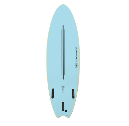 Ocean and Earth Ezi Rider 6ft6 Softboard - Acid Green
