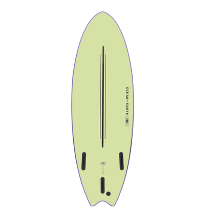 Ocean and Earth Ezi Rider 6ft Softboard - Purple