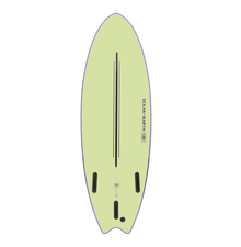 Softboard Ocean and Earth Ezi Rider 6ft6 - Purple