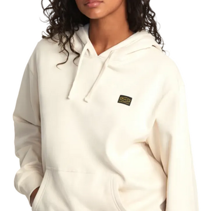 RVCA Recession Womens Hoodie - Latte