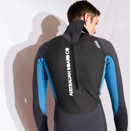 Australian Board Co Pulse 3/2mm Men's Back Zip Wetsuit 2025 - Blue