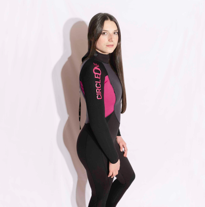 Circle One Faze 5/4/3mm Women's Winter Wetsuit GBS Back Zip Wetsuit 2025 - Magenta