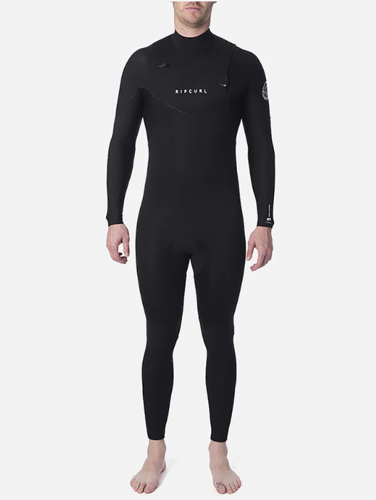 Rip Curl Dawn Patrol Performance 5/3mm Mens Chest Zip Winter Wetsuit - Black