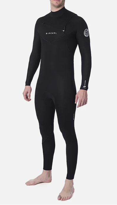 Rip Curl Dawn Patrol Performance 5/3mm Men's Chest Zip Winter Wetsuit 2025 - Black
