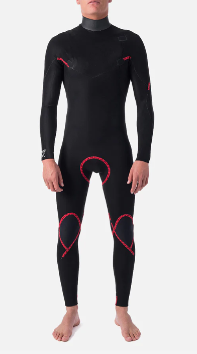 Rip Curl Dawn Patrol Performance 5/3mm Men's Chest Zip Winter Wetsuit 2025 - Black