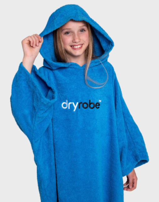 Dryrobe Kids Organic Cotton Short Sleeve Towel Robe - Age 10-13