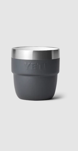 Yeti Rambler 4oz Espresso 2 Pack Stackable Cups - Charcoal