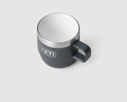 Yeti Rambler 6oz Espresso 2 Pack Stackable Cups - Charcoal
