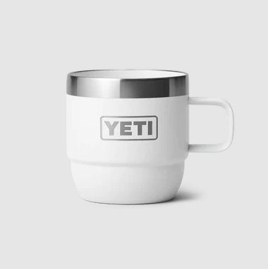 Yeti Rambler 6oz Espresso 2 Pack Stackable Cups - White